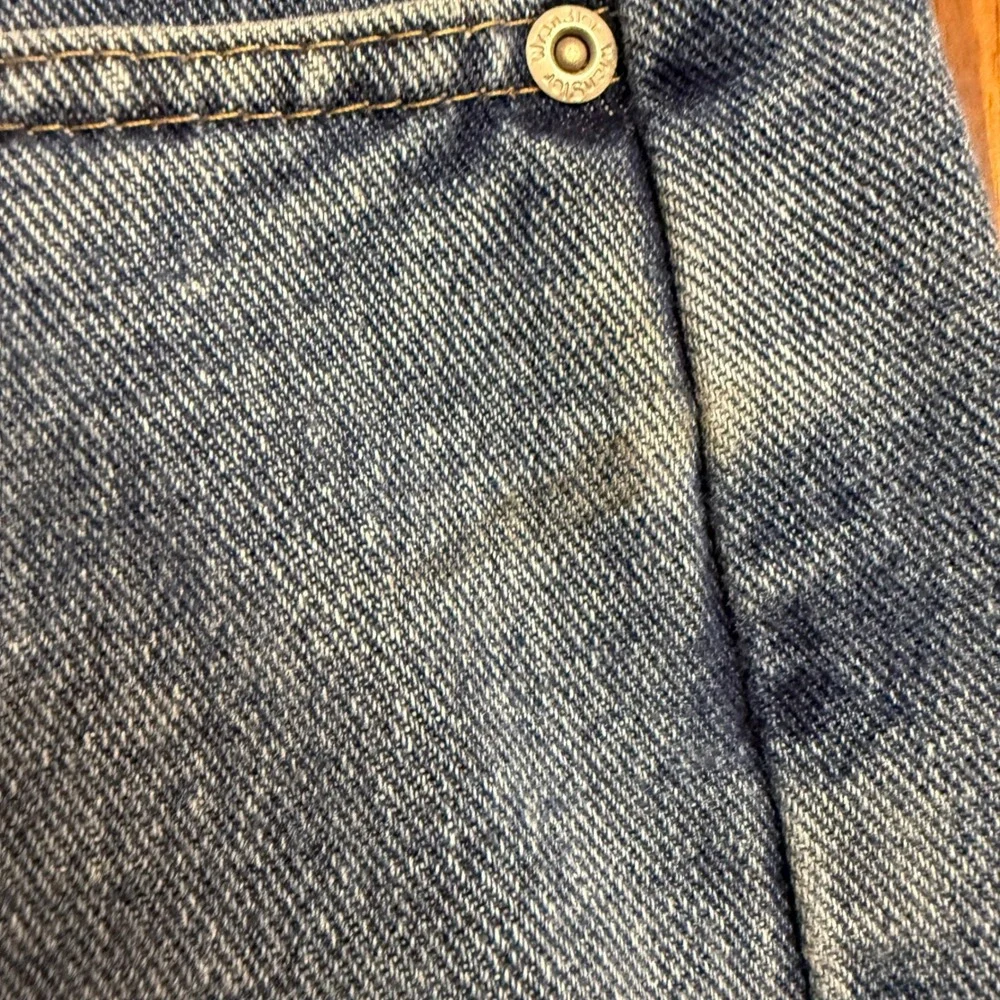 Wrangler Mens Jeans 40x32 Authentic Western Denim Blue Straight Fit‎